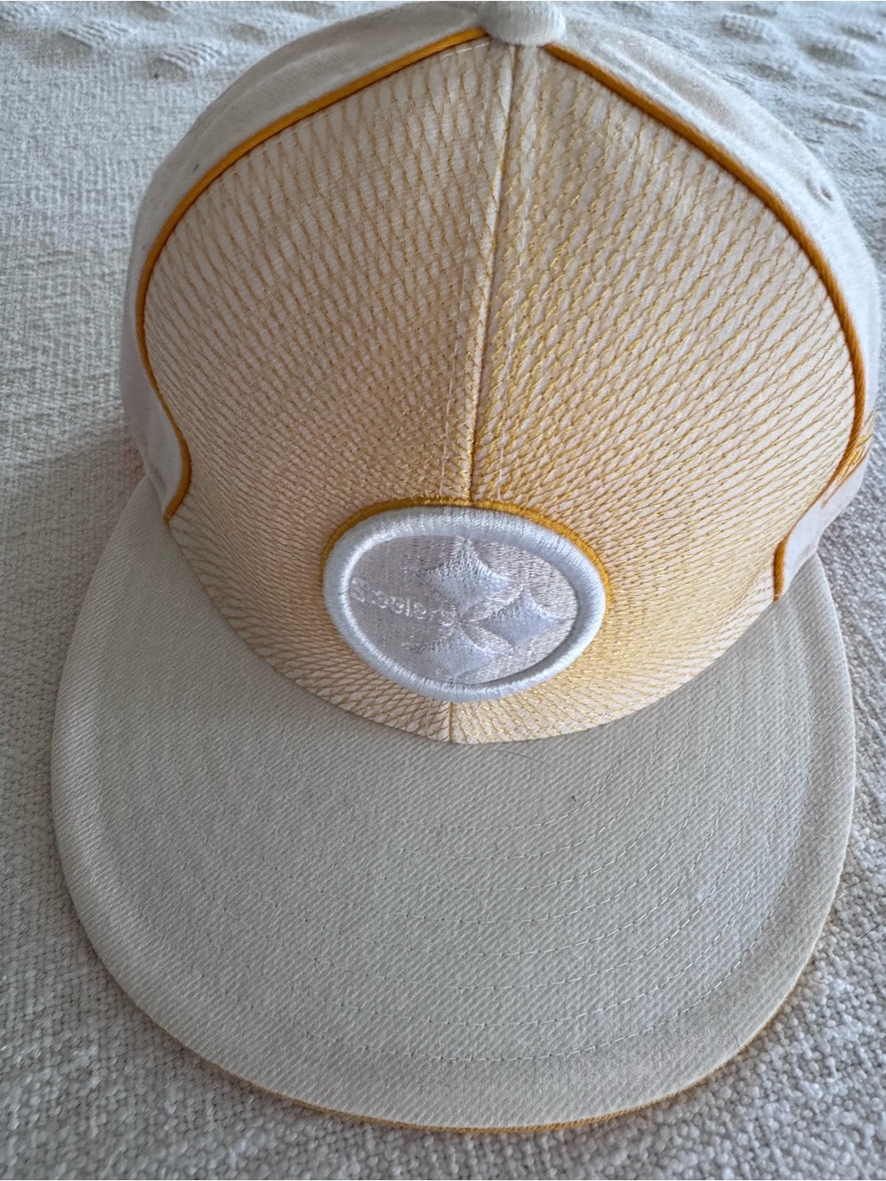 VTG-Reebok 15% will Pittsburgh Steelers color block hat -SZ 7 1/4
